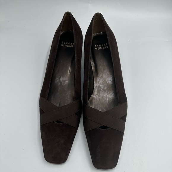 Stuart Weitman Brown Suede Women Shoe Size 8M - Picture 7 of 12